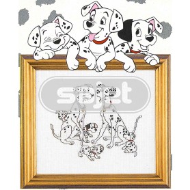 borduurpakket disney, 101 dalmatiërs (klein)