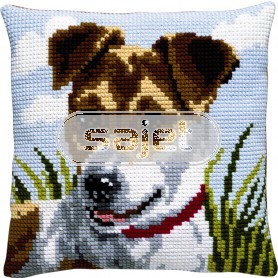 kruissteekkussen jack russel