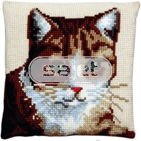 kruissteekkussen poes