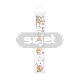 borduurpakket forever friends, groeimeter/meetlat
