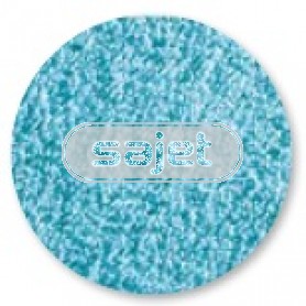 badstof washandje, aqua (incl. aida borduurrand)