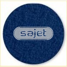 badstof handdoek, donkerblauw (incl. aida borduurrand)