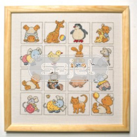 borduurpakket bobbi/happy friends vriendjes
