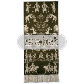 borduurpakket beiderwand, blauw