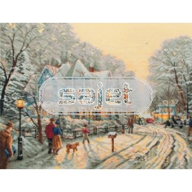 borduurpakket winterfeest