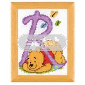 borduurpakket winnie de pooh, letter R
