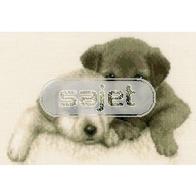 borduurpakket puppies