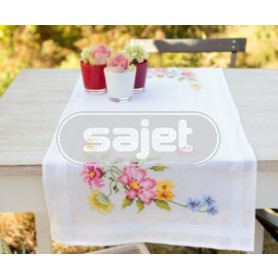 kruissteekloper voorjaarsbloemen, wit