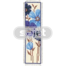 borduurpakket boekenlegger, blauwe anemonen-1