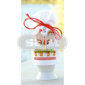borduurpakket eiwarmer, paaskip