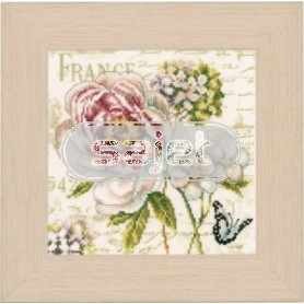 borduurpakket bloemen "france"