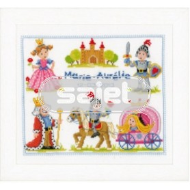 borduurpakket sprookjes, geboorte marie-aurélie