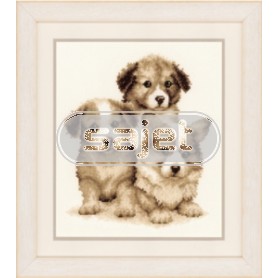 borduurpakket hondentrio