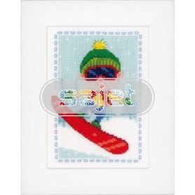 borduurpakket sporten, snowboarden