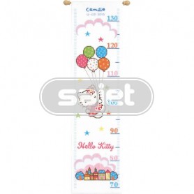 borduurpakket hello kitty, groeimeter/meetlat camille