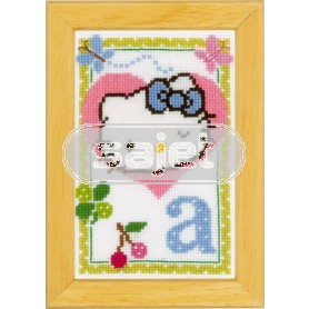 borduurpakket hello kitty, letter A