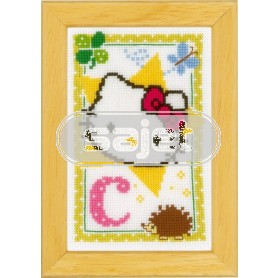 borduurpakket hello kitty, letter C