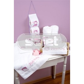 borduurpakket hello kitty, toiletrolhouder