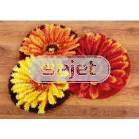 knoopkleed bloementapijt