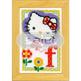 borduurpakket hello kitty, letter F