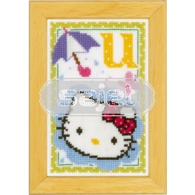 borduurpakket hello kitty, letter U