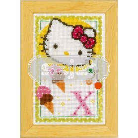 borduurpakket hello kitty, letter X