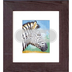 borduurpakket wildlife, zebra