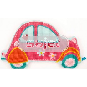 kruissteekkussen lief!, roos 2-pktje