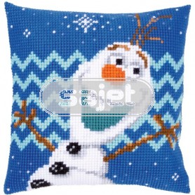 kruissteekkussen frozen, olaf