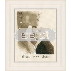 borduurpakket huwelijk clara-lucas