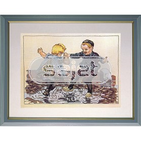 borduurpakket cornelis jetses, ot&sien, in de plas