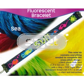 borduurpakket armband zeedieren, zon