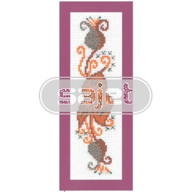 borduurpakket boekenlegger, bloemenornament-1