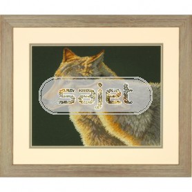borduurpakket "wolfkus"