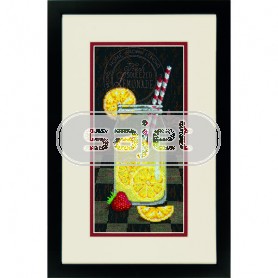 borduurpakket glas citroenlimonade