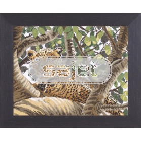 borduurpakket luipaard