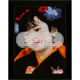 borduurpakket japans meisje