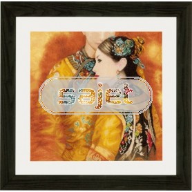 borduurpakket "asian couple"