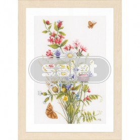 borduurpakket marjolein bastin, veldbloemen