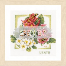 borduurpakket marjolein bastin, vier seizoenen, lente