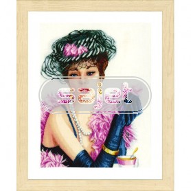 borduurpakket elegante dame