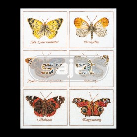 borduurpakket vlinders