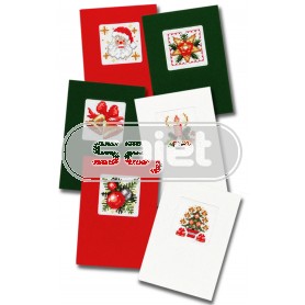 borduurpakket kerstkaart (6 st.)
