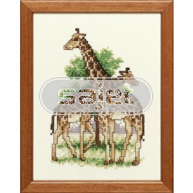 borduurpakket giraffe's