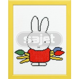 borduurpakket dick bruna, nijntje met penselen