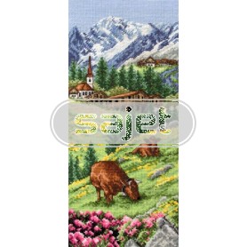 borduurpakket zwitserse alpen