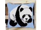 kruissteekkussen pandabeer