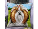 kruissteekkussen shih tzu