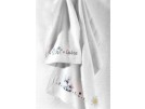 badstof handdoek, wit (incl. aida borduurrand)