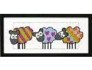 borduurpakket drie schapen